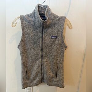 Patagonia Light Gray Fleece Vest